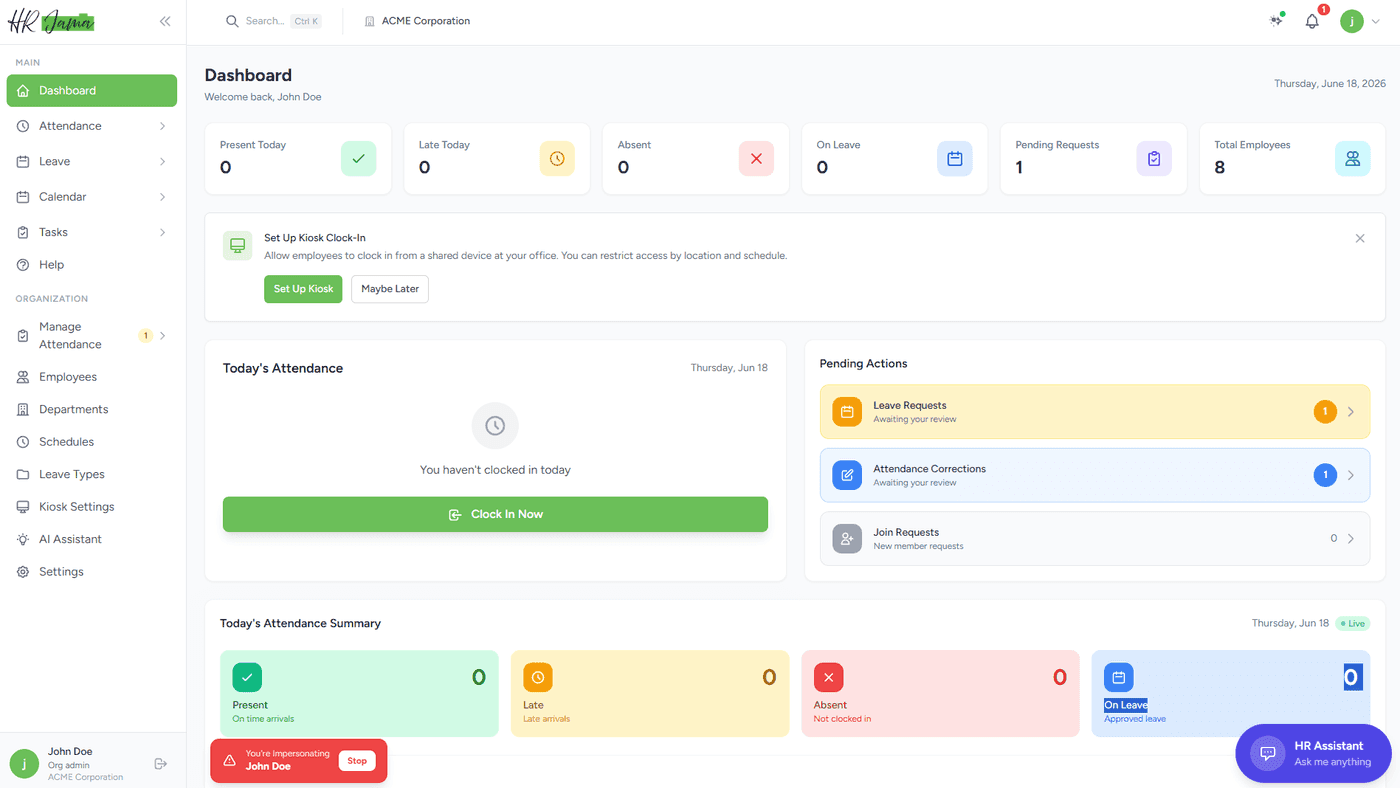 HR Jama screenshot